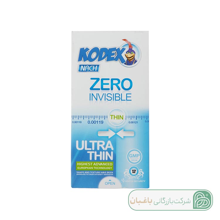 کاندوم کدکس مدل Zero بسته 12 عددی